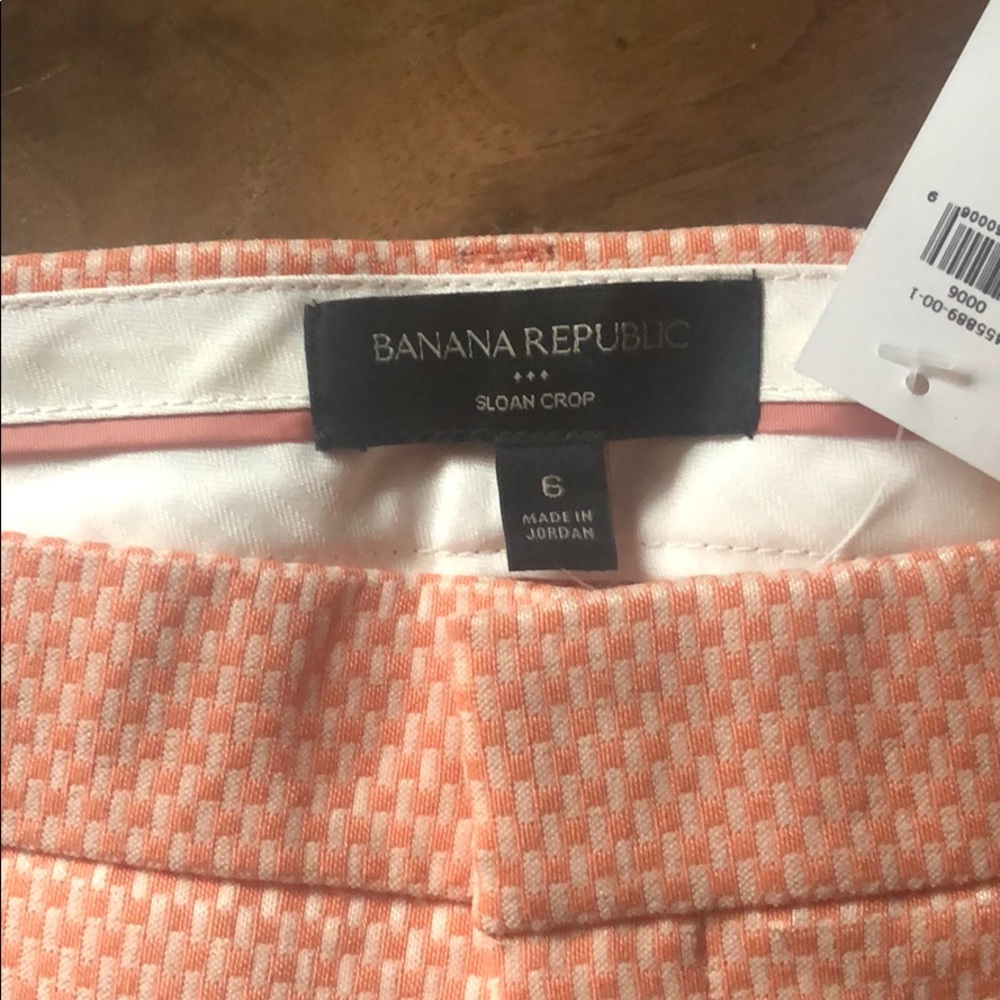 NWT Banana Republic Sloan Cropped Pant sz 6